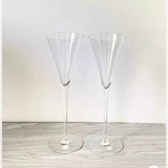 Martini & Rossi Asti Millennium Champagne Flutes Set of 2. - Picture 3 of 5